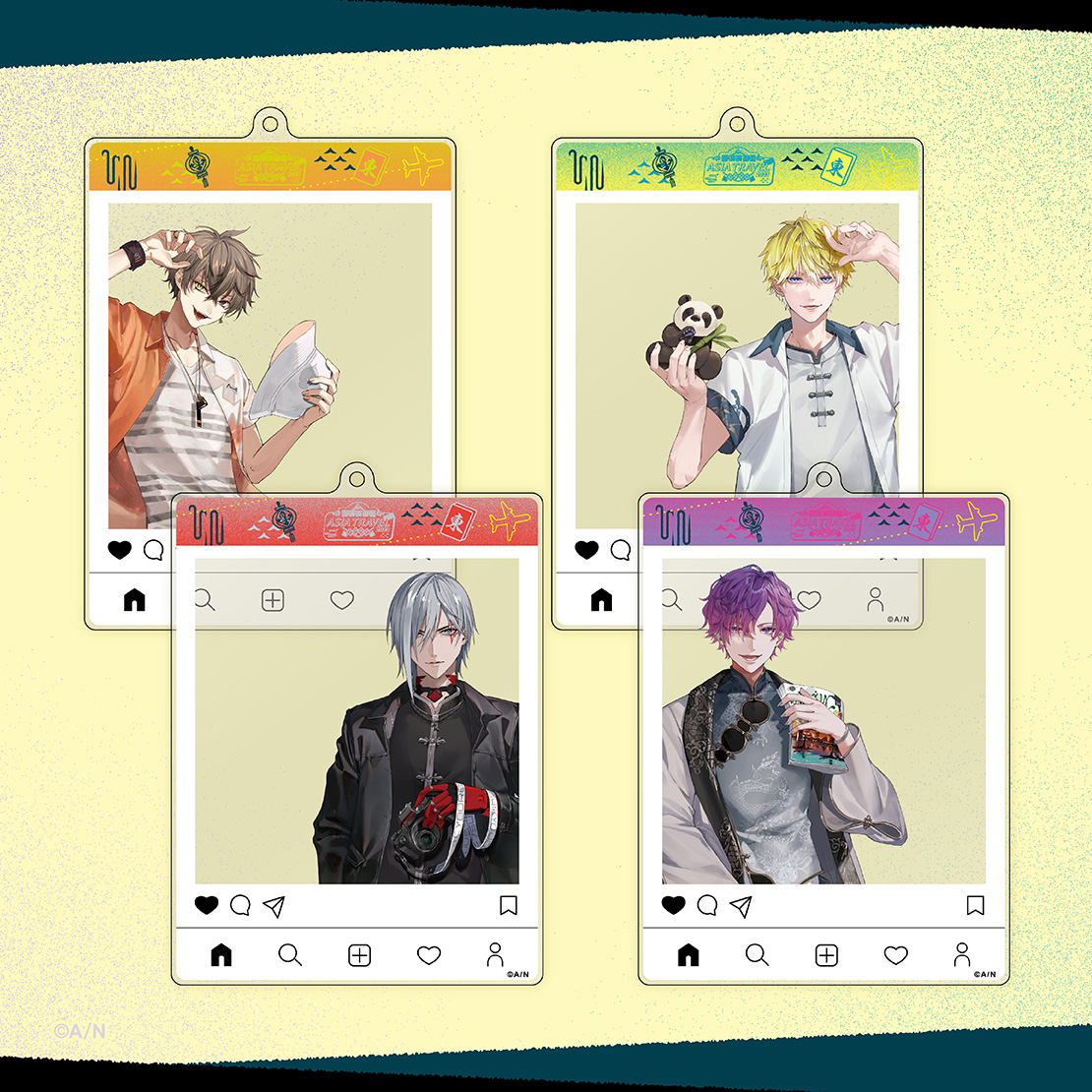 にじさんじ　オリエンス　asia travel アクスタ　4種 NIJISANJI EN announces “Asia Travel 2023” Merch | ANYCOLOR Inc.